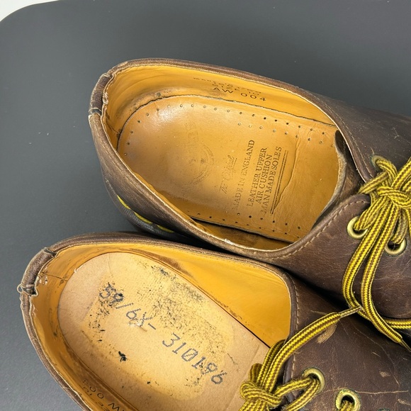 Dr Martens 1561/ 59 Made in England Men Low Cut Loafers Sz 11 US Brown SIZE 10UK main image 5